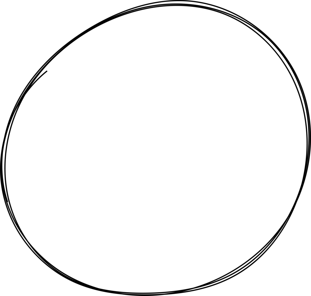 Decorative hand-drawn tech element